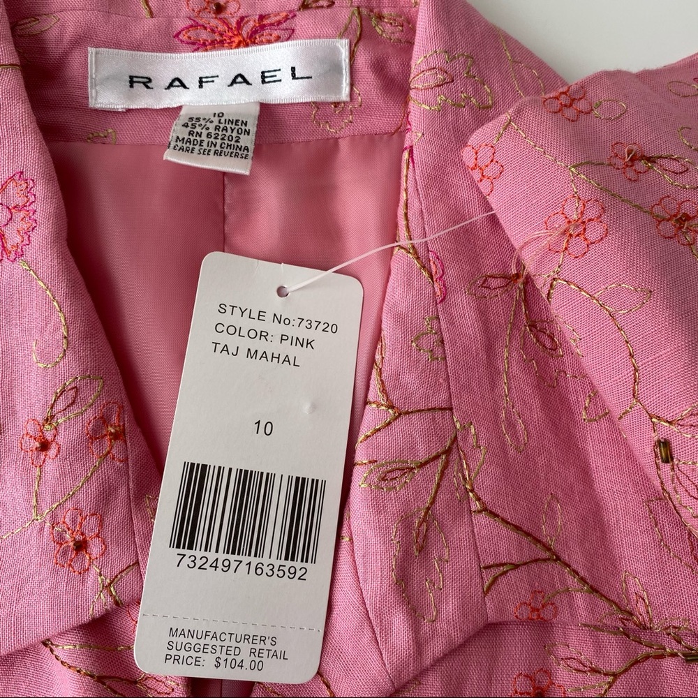 (Size 10) Rafaella Embroidered Linen - Picture 7 of 13